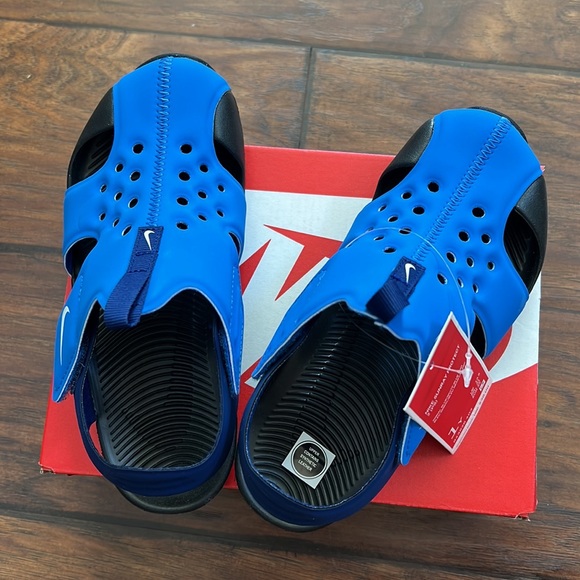 NIB/NWT Nike Sunray Protect 2 Signal Blur/White-Blue - Picture 3 of 10